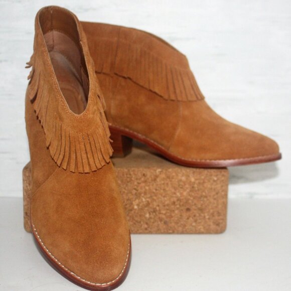 JOIE Camel Boot - Fringe Bootie Makena - Picture 2 of 16